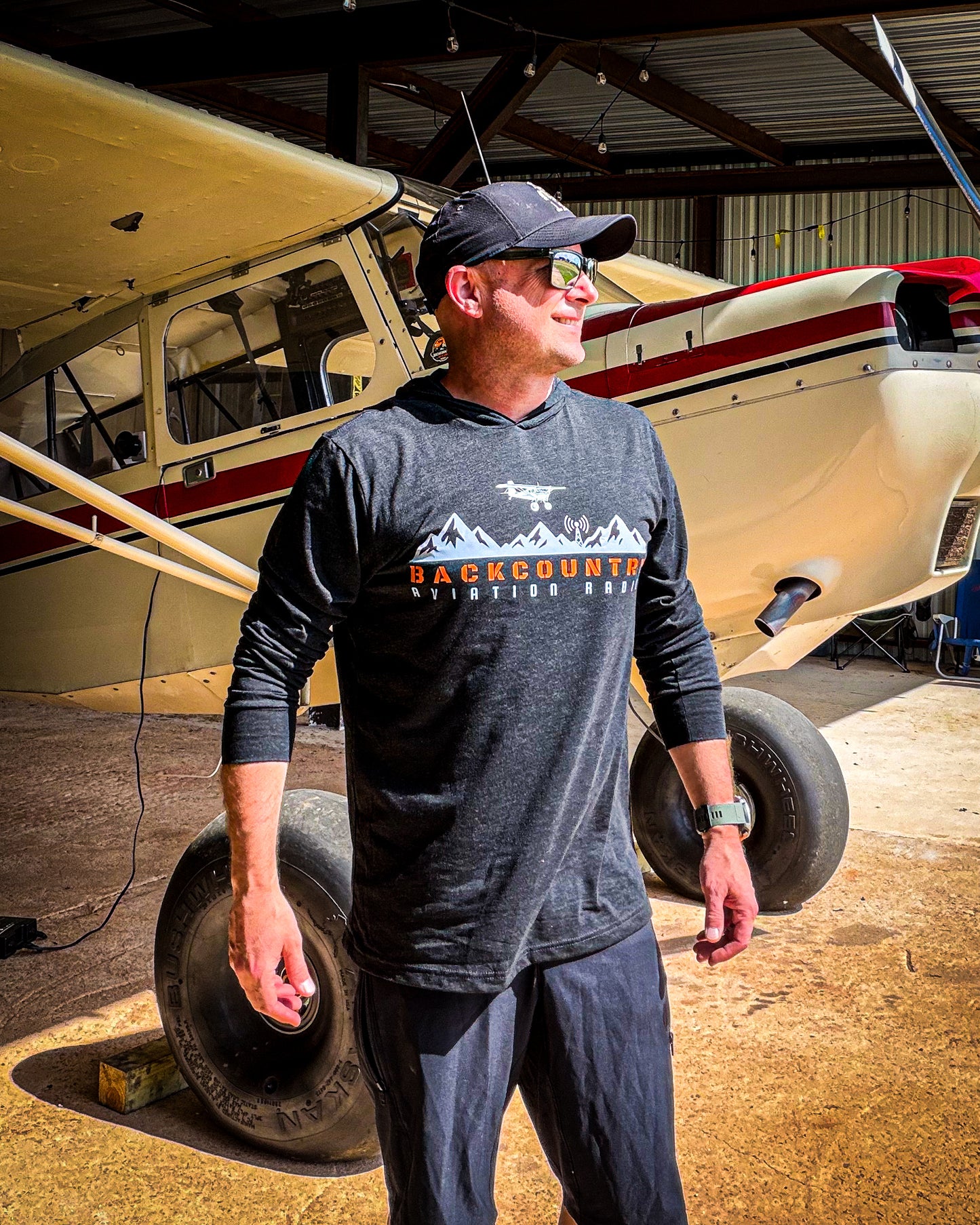 BAR Jersey Hooded Long Sleeve Tee